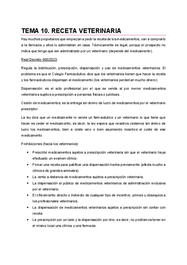 Miniatura del documento TEMA-10.-RECETA-VETERINARIA-PRESCRIPCION-Y-DISPENSACION-DE-MEDICAMENTOS.pdf