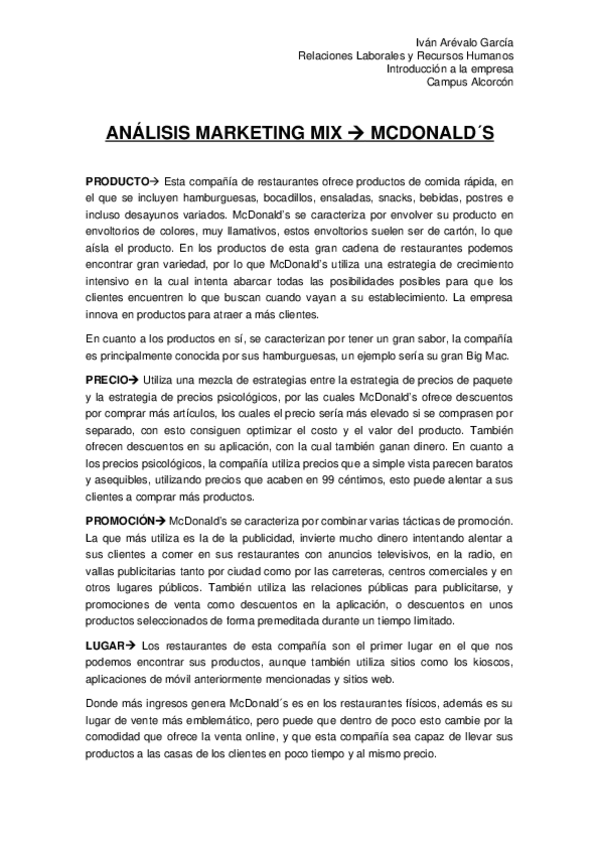 Miniatura del documento ANÁLISIS MARKETING MIX.docx