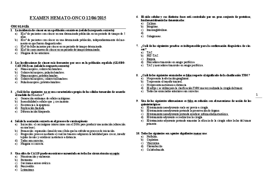Miniatura del documento Exam junio 2015 hemato-onco  .pdf