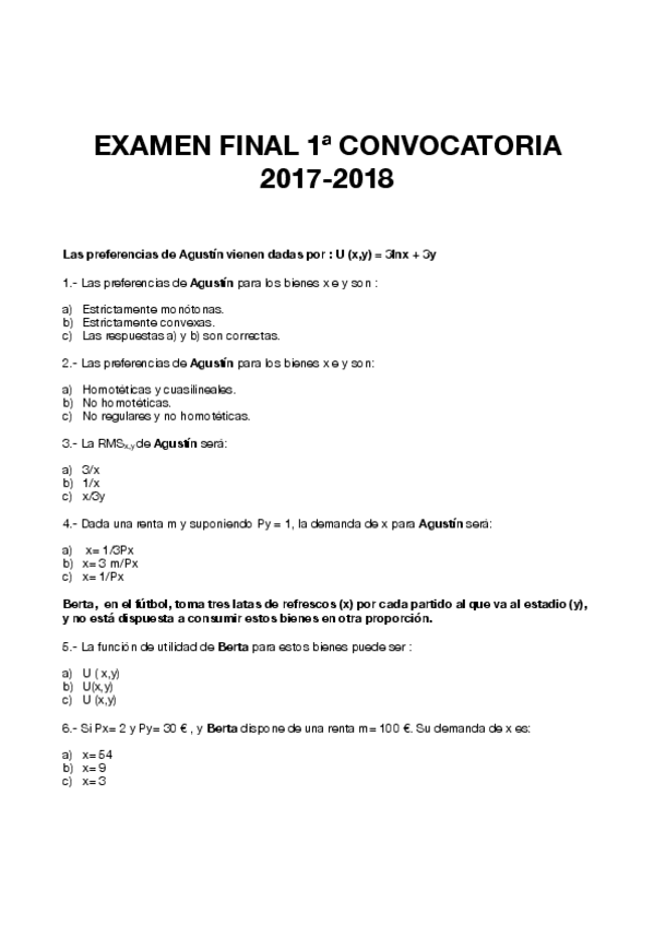 Miniatura del documento Examen de Microeconomía I 11 de enero de 2018.pdf