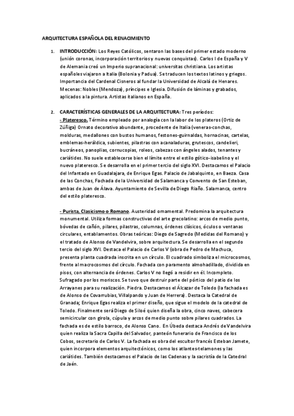 Miniatura del documento ARQUITECTURA ESPAÑOLA DEL RENACIMIENTO. PLATERESCO A ESCORIAL.pdf