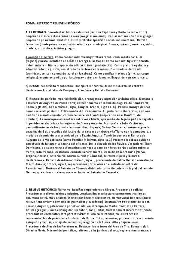 Miniatura del documento ESCULTURA ROMANA. RETRATO Y RELIEVE HISTÓRICO.pdf