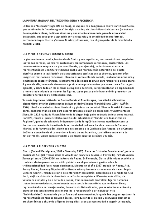 Miniatura del documento LA PINTURA ITALIANA DEL TRECENTO.pdf