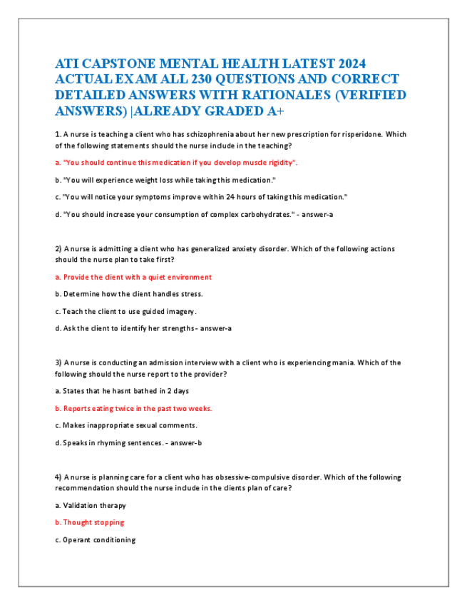 Miniatura del documento ATI-CAPSTONE-MENTAL-HEALTH-LATEST-2024-ACTUAL-EXAM-ALL-230-QUESTIONS-AND-CORRECT-DETAILED-ANSWERS-WITH-RATIONALES.pdf