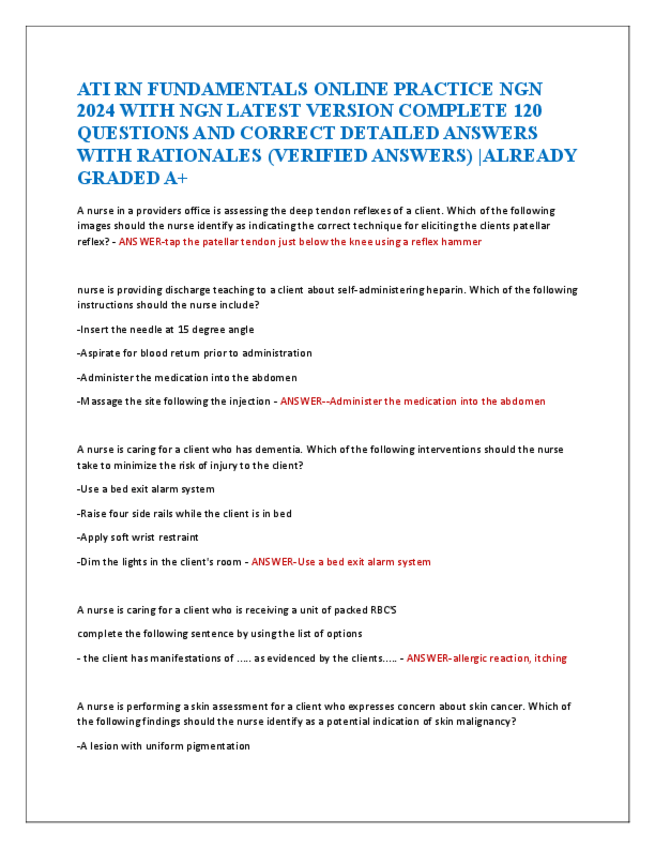 Miniatura del documento ATI-RN-FUNDAMENTALS-ONLINE-PRACTICE-NGN-2024-WITH-NGN-LATEST-VERSION-COMPLETE-120-QUESTIONS-AND-CORRECT-DETAILED-ANSWERS-WITH-RATIONALES.pdf