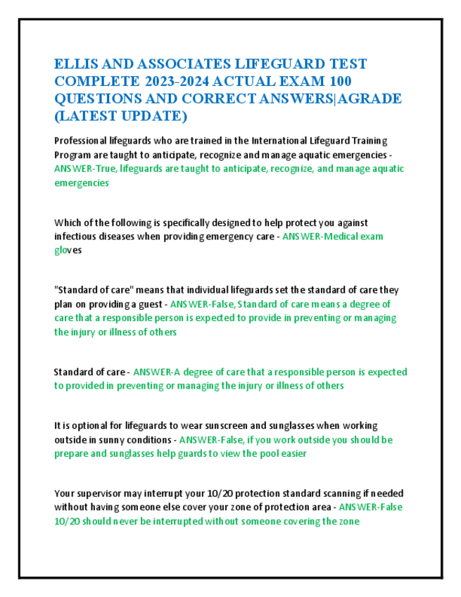 Miniatura del documento ELLIS-AND-ASSOCIATES-LIFEGUARD-TEST-COMPLETE-2023.pdf