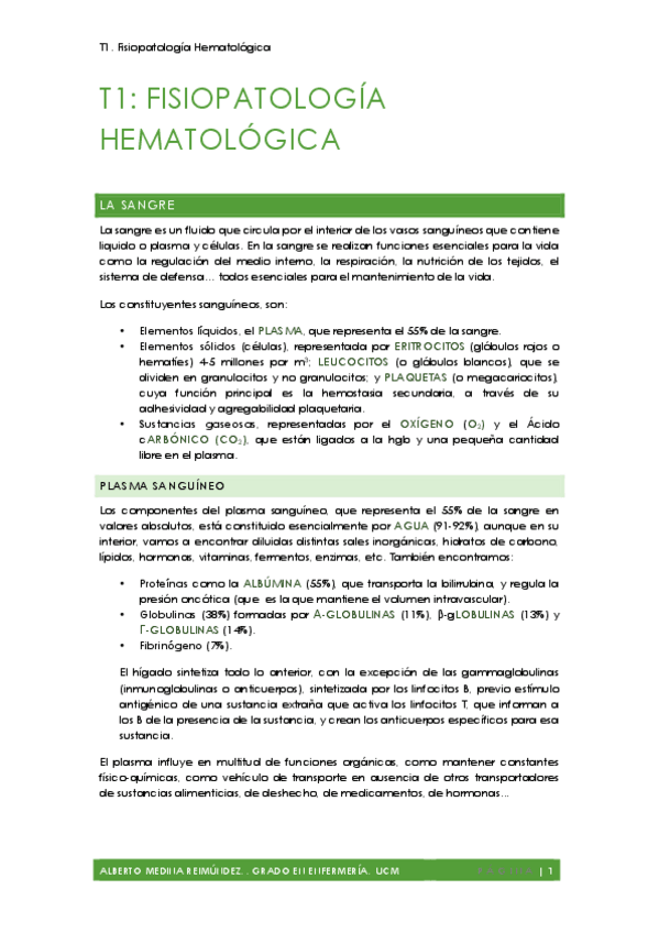 Miniatura del documento T1. Fisiopatología Hematológica.pdf