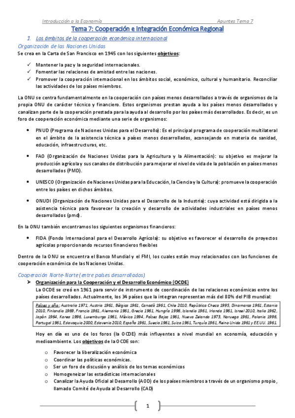 Miniatura del documento Tema 7-Cooperación e Integración Económica Regional - Introducción Economía.pdf