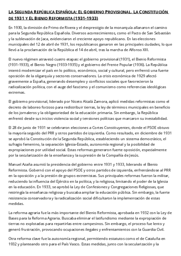 Miniatura del documento LA-SEGUNDA-REPUBLICA-ESPANOLA-EL-GOBIERNO-PROVISIONAL-LA-CONSTITUCION-DE-1931-Y-EL-BIENIO-REFORMISTA-1931-1933.pdf