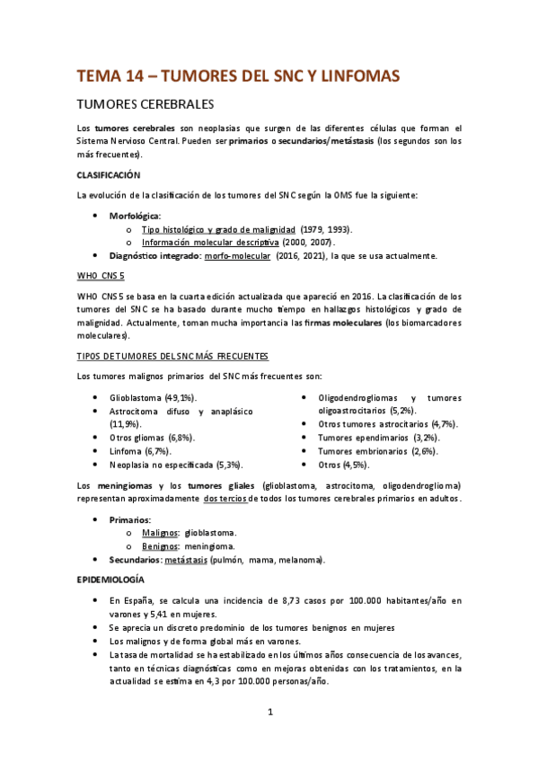 Miniatura del documento Tema-14-Tumores-SNC-y-linfomas.pdf