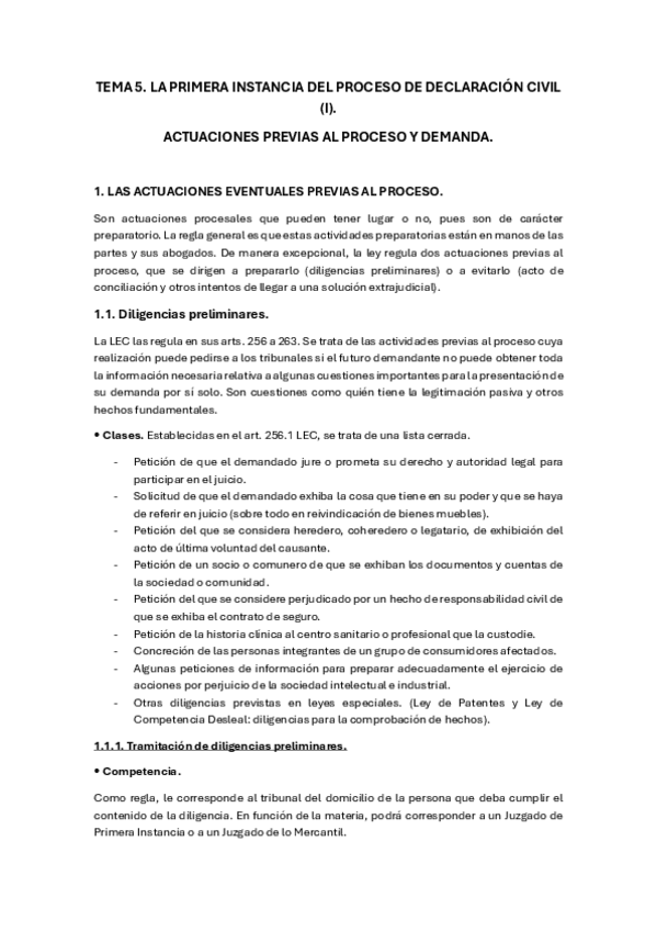 Miniatura del documento TEMA-5.1.-ACTUACIONES-PREVIAS-AL-PROCESO-Y-DEMANDA..pdf