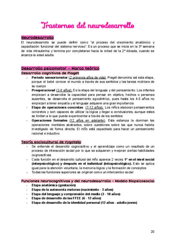 Miniatura del documento PEDIATRIA-Tema 23 Trastornos-del-Neurodesarrollo.pdf