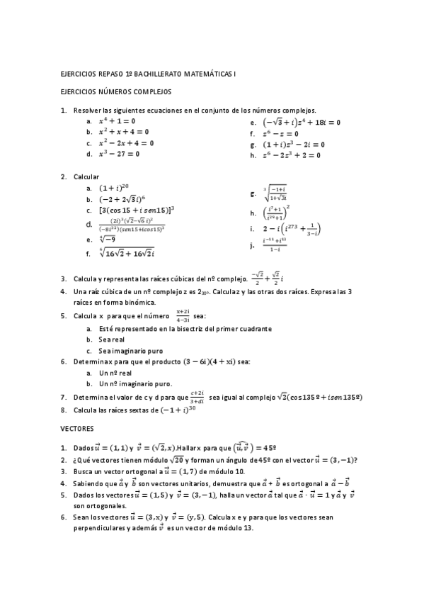 Miniatura del documento EJERCICIOS-NUMEROS-COMPLEJOS-Y-VECTORES-con-solucion.pdf