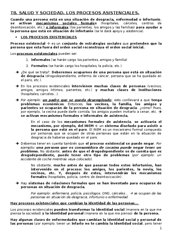 Miniatura del documento T8. SALUD Y SOCIEDAD. LOS PROCESOS ASISTENCIALES..odt