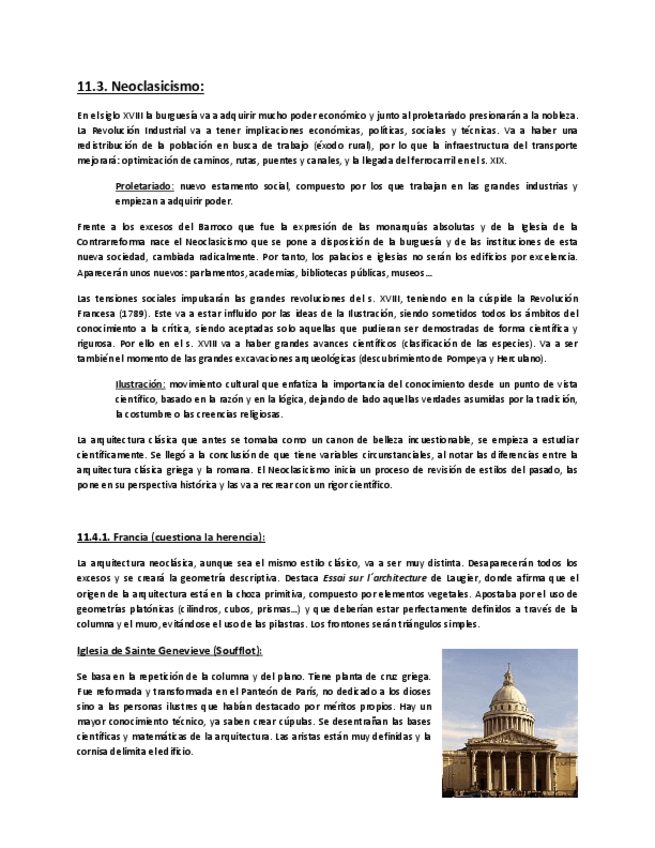 Miniatura del documento Bloque 3. Tema 11. Neoclasicismo.pdf