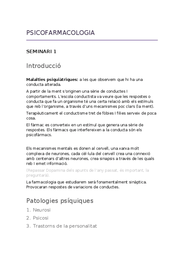 Miniatura del documento Farmacologia psiquiatria seminari 1.docx