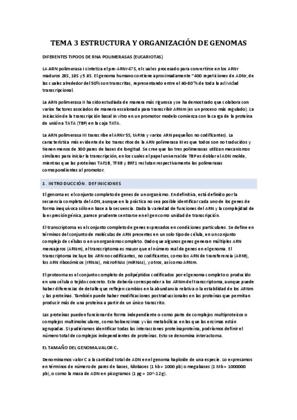 Miniatura del documento TEMA-3-ESTRUCTURA-Y-ORGANIZACION-DE-GENOMAS.pdf