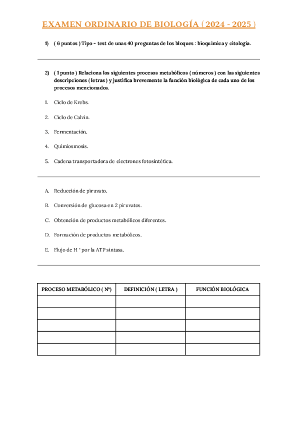 Miniatura del documento EXAMEN ORDINARIO DE BIOLOGÍA (2024-2025).pdf
