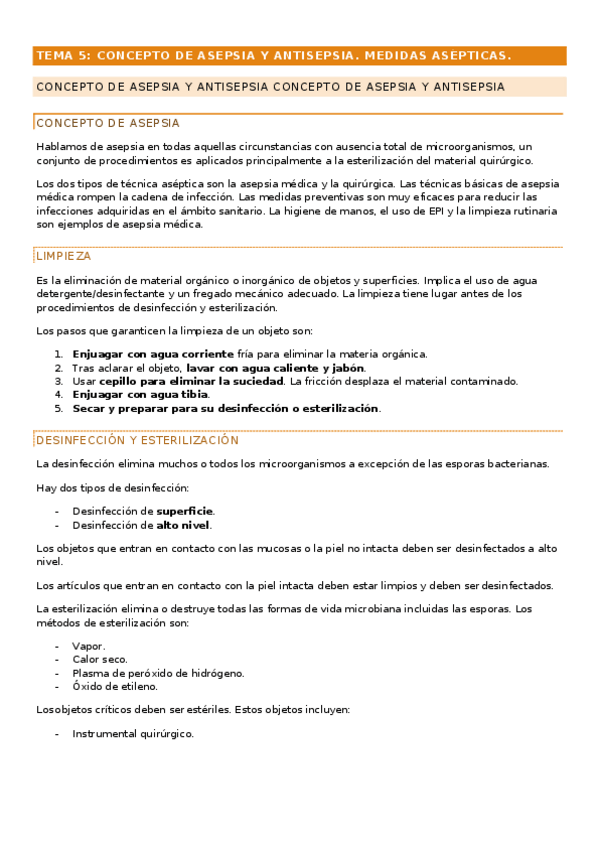 Miniatura del documento TEMA-5.-prope.-Concepto-de-asepsia-antisepsia.-Medidas-asepticas.docx