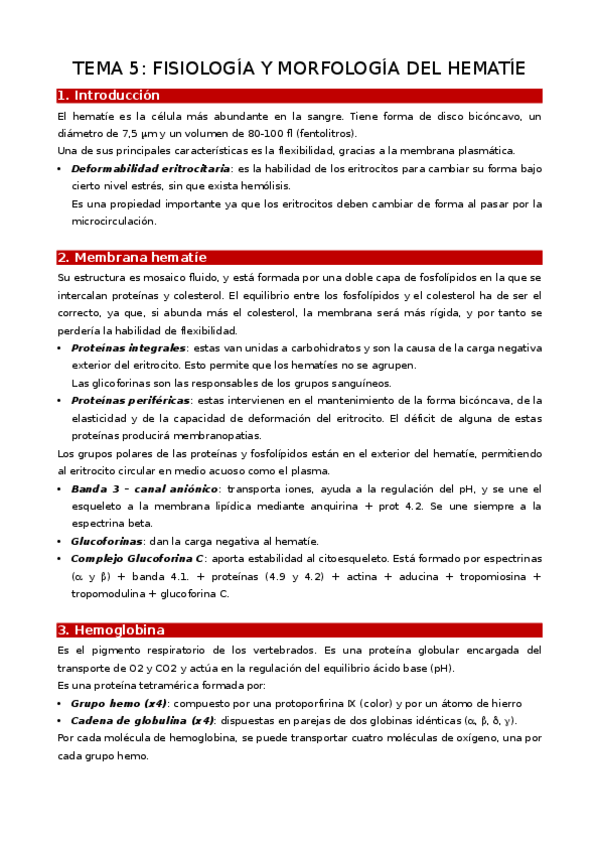 Miniatura del documento Tema-5-Fisiologia-del-hematie.docx