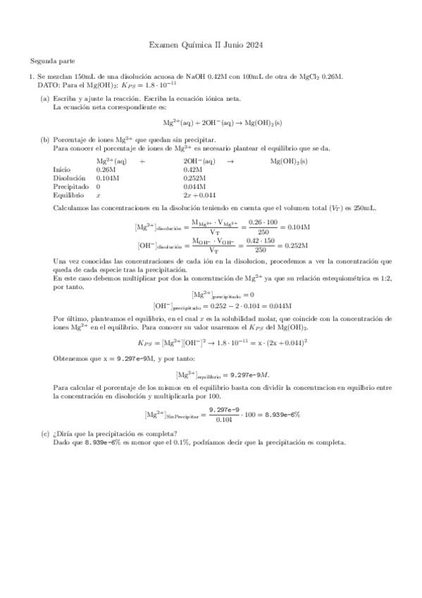 Miniatura del documento Quimica II Junio 2024 Resuelto.pdf