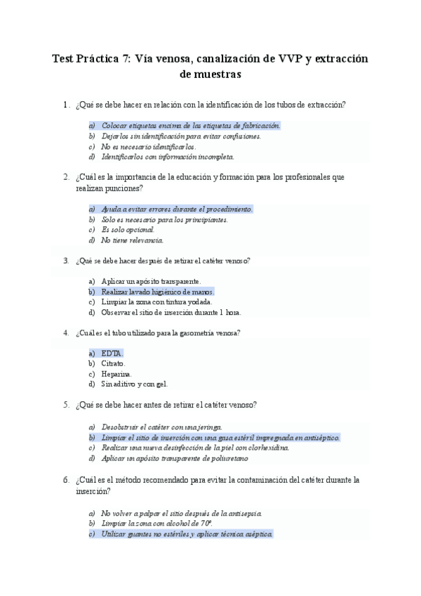 Miniatura del documento Test-Practica-7-Via-venosa-canalizacion-de-VVP-y-extraccion-de-muestras.pdf