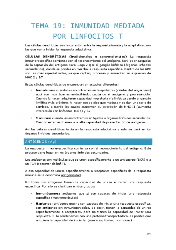 Miniatura del documento TEMA-19.-Inmunidad-mediada-por-celulas-T-reconocimiento-procesamiento-y-presentacion-del-antigeno.pdf