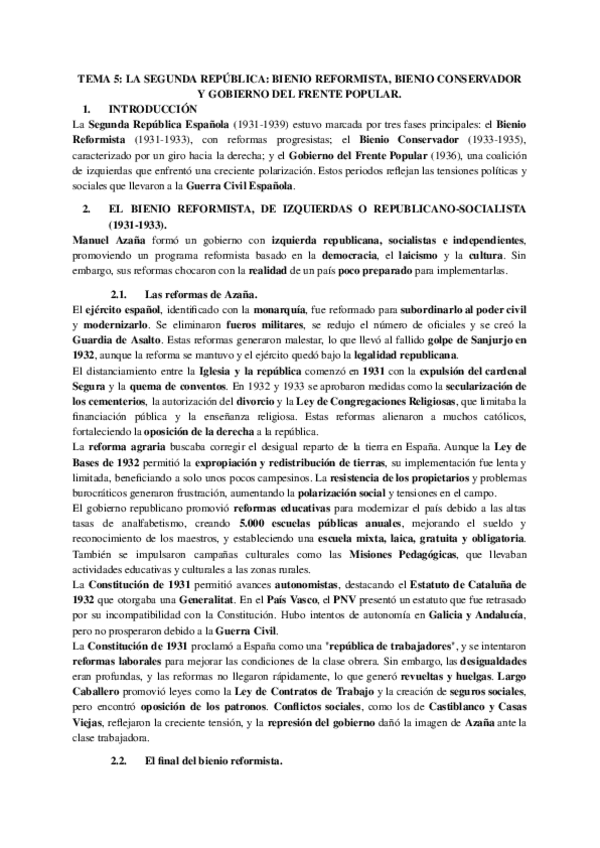 Miniatura del documento TEMA-5-LA-SEGUNDA-REPUBLICA-BIENIO-REFORMISTA-BIENIO-CONSERVADOR-Y-GOBIERNO-DEL-FRENTE-POPULAR.pdf