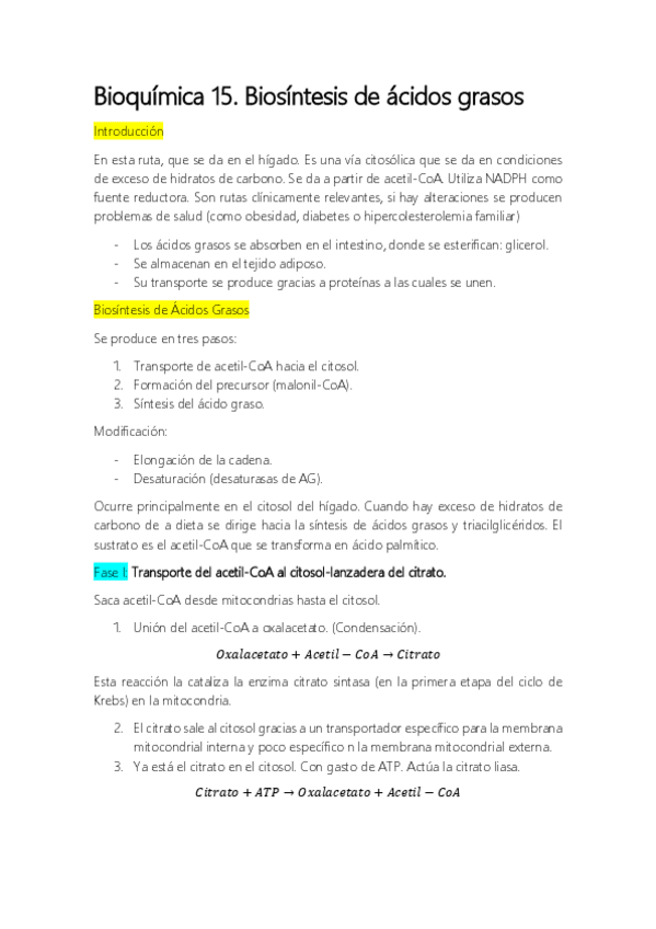 Miniatura del documento Bioquímica 15. Biosíntesis de Ácidos Grasos.pdf
