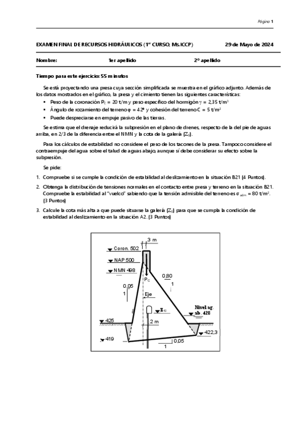 Miniatura del documento 2º PARCIAL RECURSOS HIDRAULICOS MAYO 2024 RESUELTO.pdf