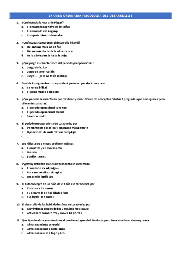 Miniatura del documento Examen de ordinaria Psicología del Desarrollo I.pdf