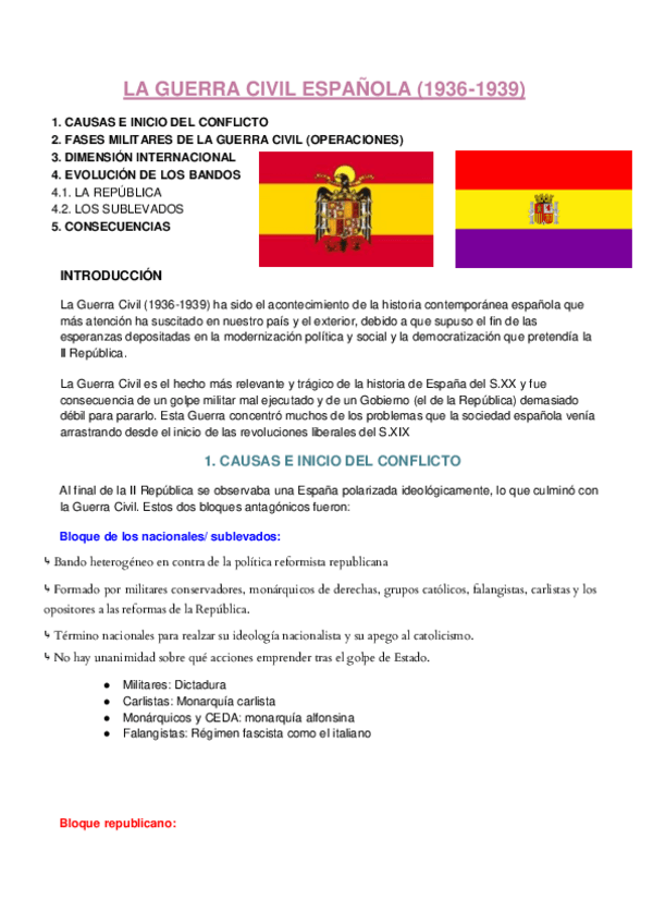 Miniatura del documento Historia-de-Espana-Tema-13-La-Guerra-Civil-espanola-1936-1939.pdf