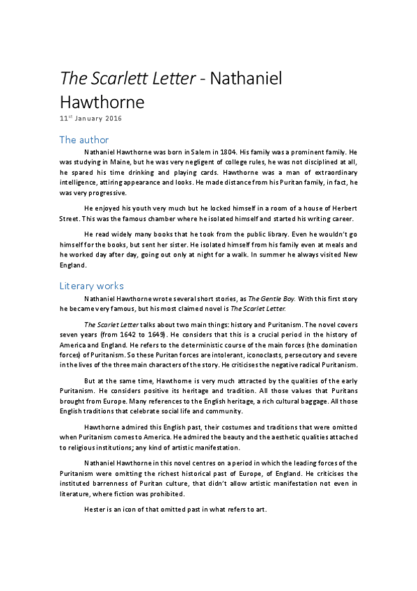 Miniatura del documento 23 - Nathaniel Hawthorne - The Scarlett letter.pdf