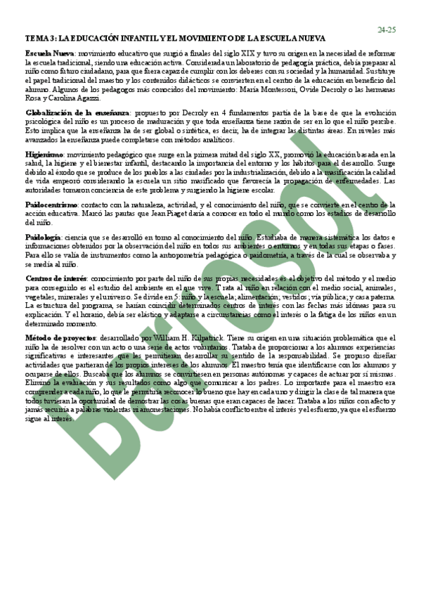 Miniatura del documento TEMA 3 LA ESCUELA INFANTIL Y EL MOVIMIENTO DE LA NUEVA ESCUELA VOCABULARIO.pdf