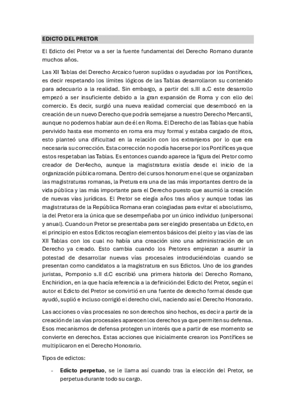 Miniatura del documento Introducción histórica al derecho romano (edicto del Pretor).pdf