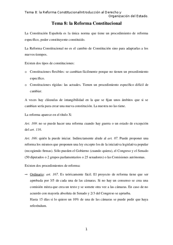 Miniatura del documento Tema 8 - la reforma constitucional.docx
