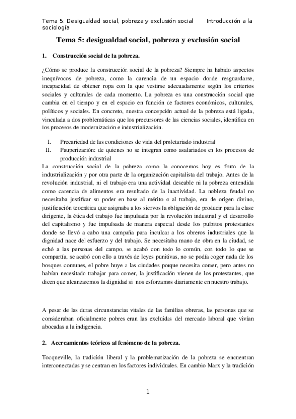 Miniatura del documento Tema 5 - desigualdad social- pobreza y exclusión social.docx