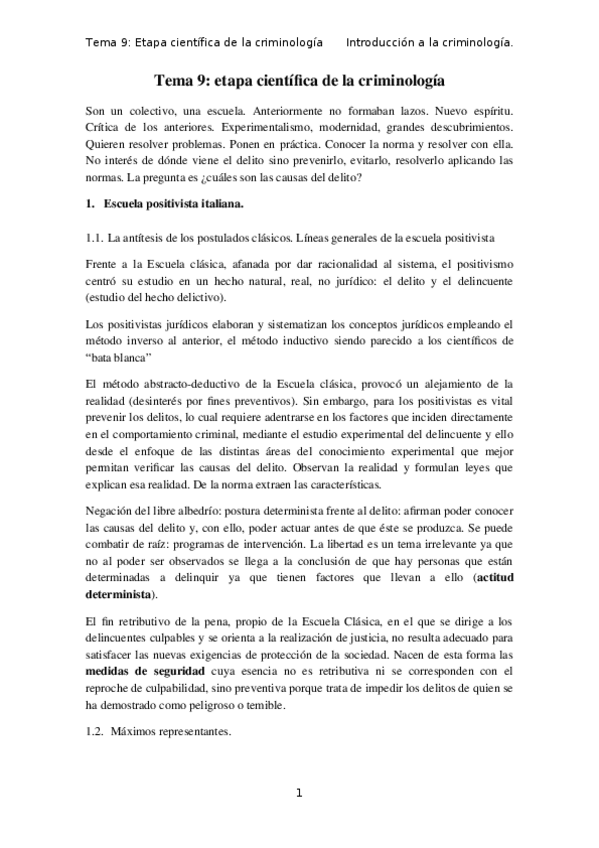 Miniatura del documento Tema 9 - etapa científica de la criminología.docx