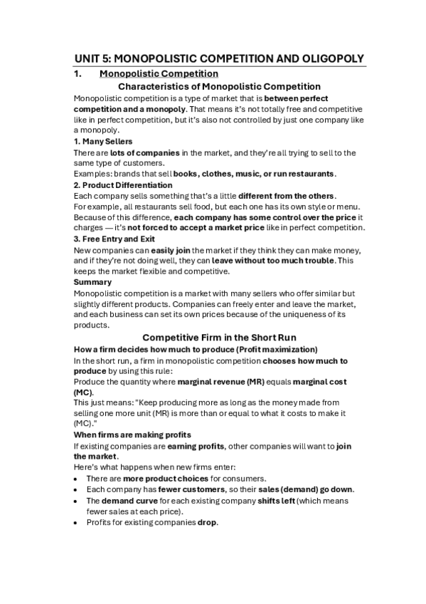 Miniatura del documento Unit-5-Monopolistic-competition-and-Oligopoly.pdf