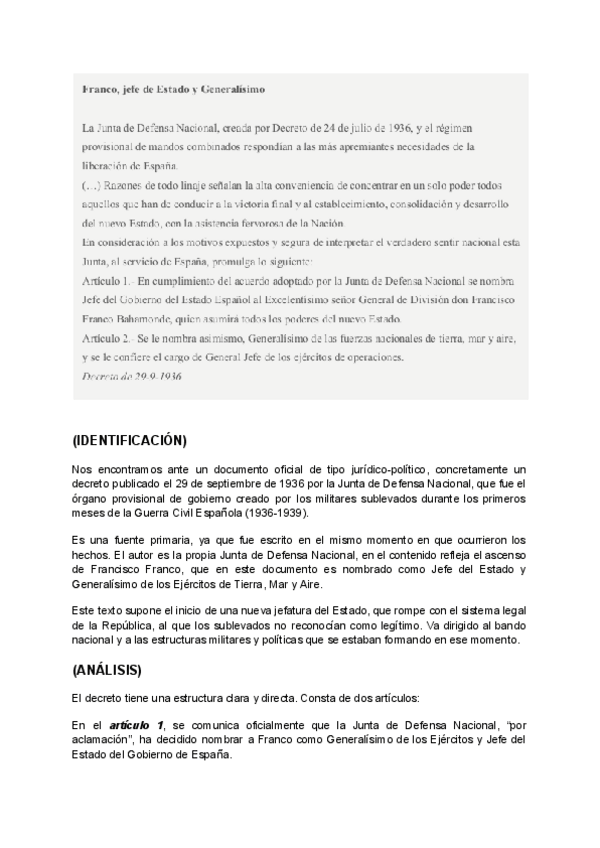 Miniatura del documento Comentario-sobre-el-decreto-de-Franco-nombrado-Jefe-del-Estado-29-9-1936.pdf