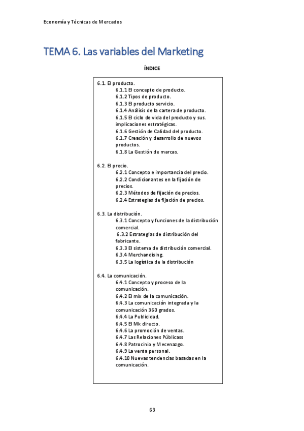 Miniatura del documento TEMA 6. Las variables del Marketing.pdf