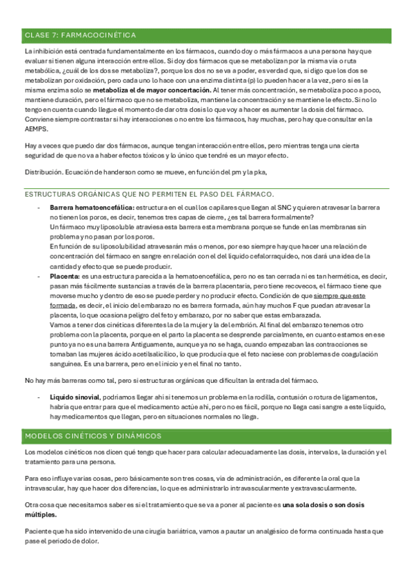 Miniatura del documento FARMACOCINETICA-CLASE-7.pdf