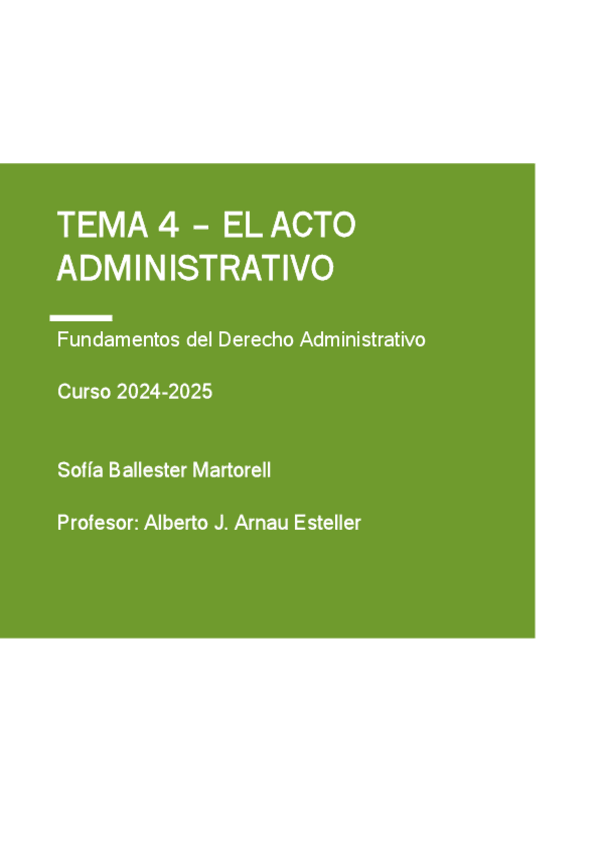 Miniatura del documento Tema 4 - El acto administrativo.pdf