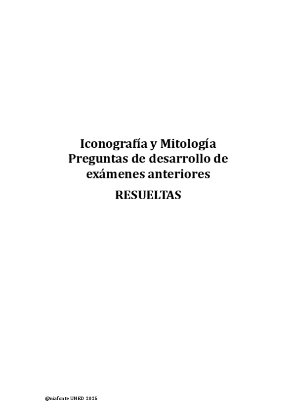 Miniatura del documento Preguntas teóricas RESUELTAS de exámenes anteriores Iconografía y Mitología.pdf