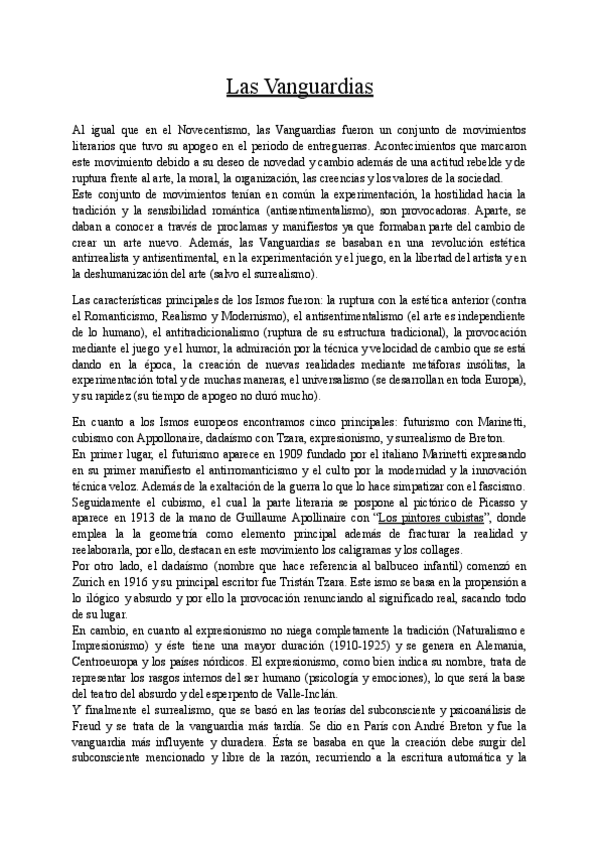 Miniatura del documento Resumen-Las-vanguardias-en-Europa-Espana-e-Hispanoamerica.pdf