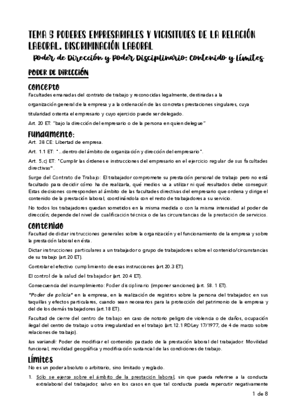 Miniatura del documento Tema-5-Poderes-Empresariales-y-Vicisitudes-de-la-Relacion-Laboral.-Discriminacion-Laboral.pdf