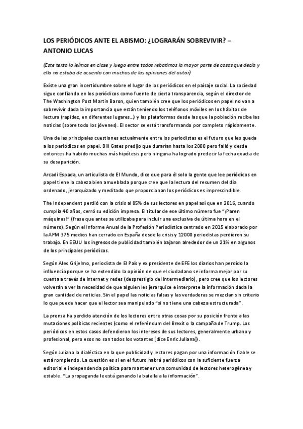 Miniatura del documento LOS PERIODICOS ANTE EL ABISMO¿LOGRARAN SOBREVIVIR¿ - ANTONIO LUCAS.pdf