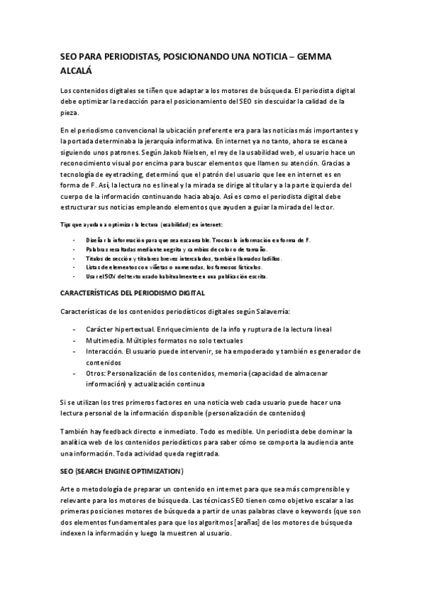 Miniatura del documento SEO PARA PERIODISTAS- POSICIONANDO UNA NOTICIA – GEMMA ALCALÁ.pdf