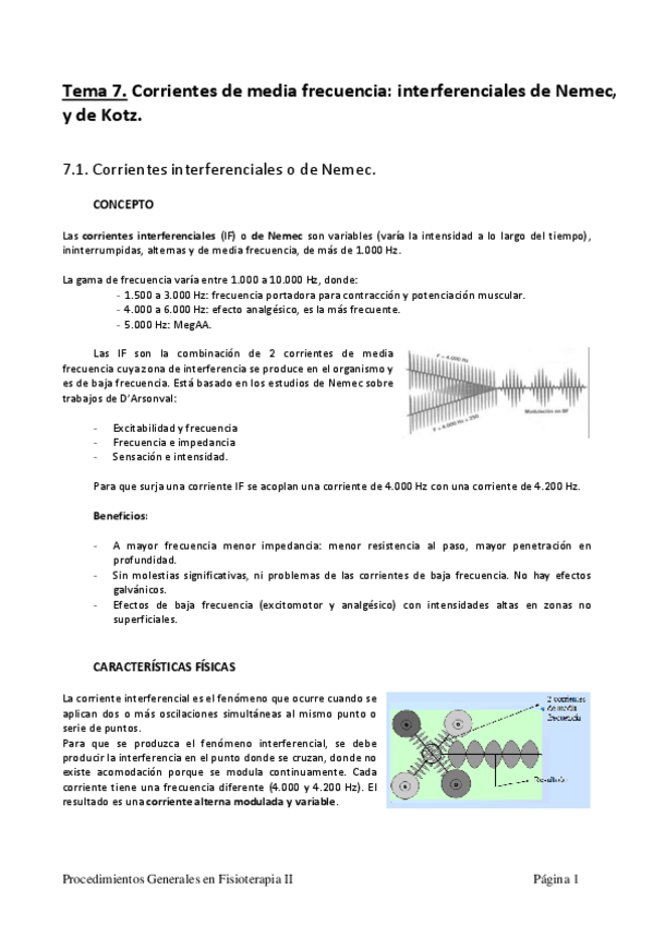 Miniatura del documento Tema 7. Corrientes de media frecuencia. Interferenciales de Nemec- y de Kotz.pdf
