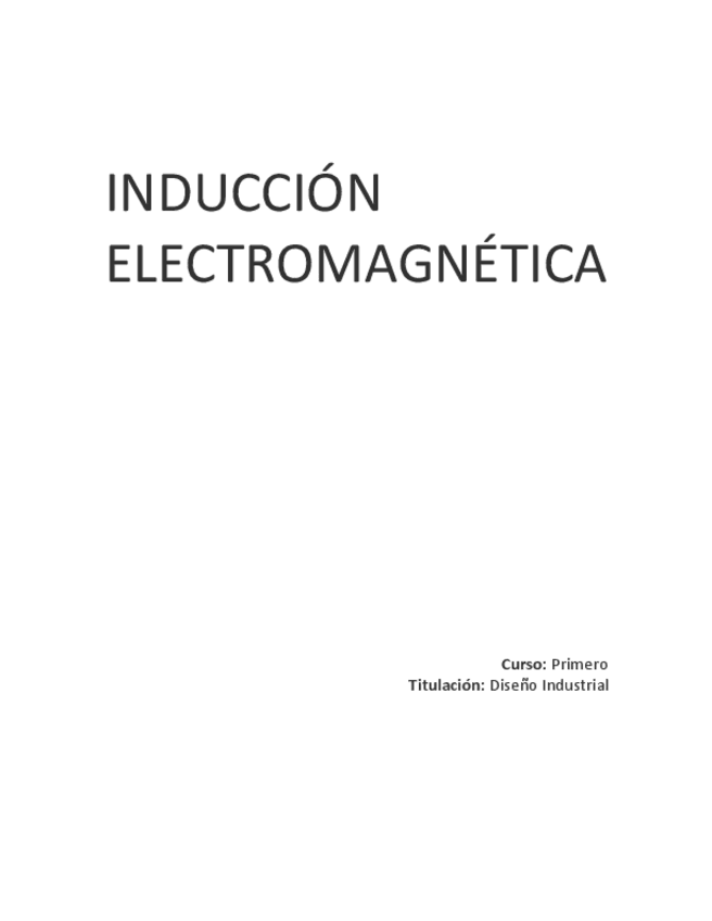 Miniatura del documento INDUCCIÓN ELECTROMAGNÉTICA - Para wuolah.pdf